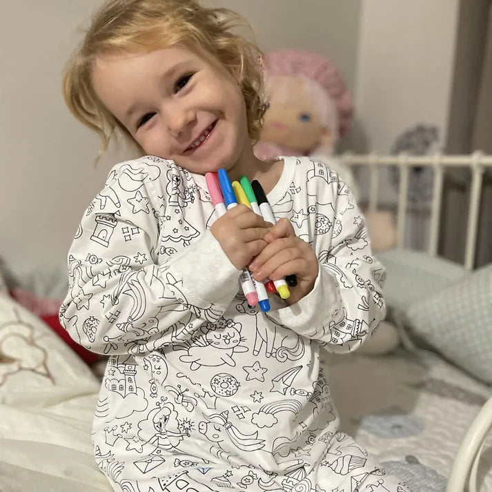 Children's Two-Piece Color Me Pajamas