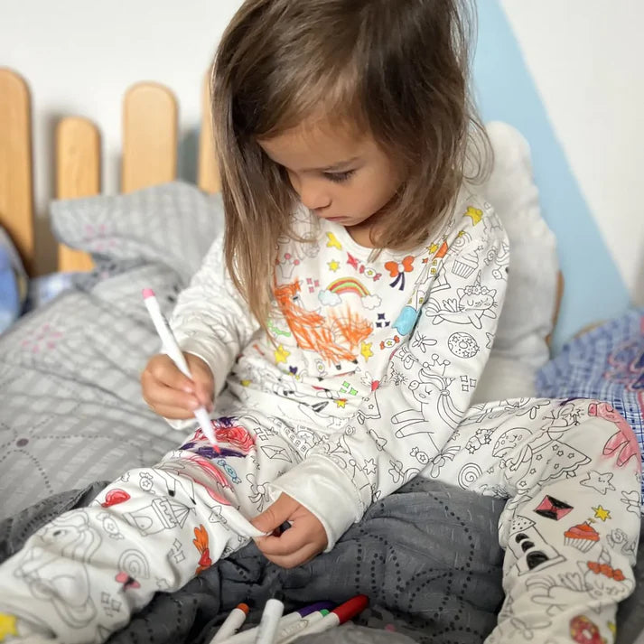 Children's Two-Piece Color Me Pajamas