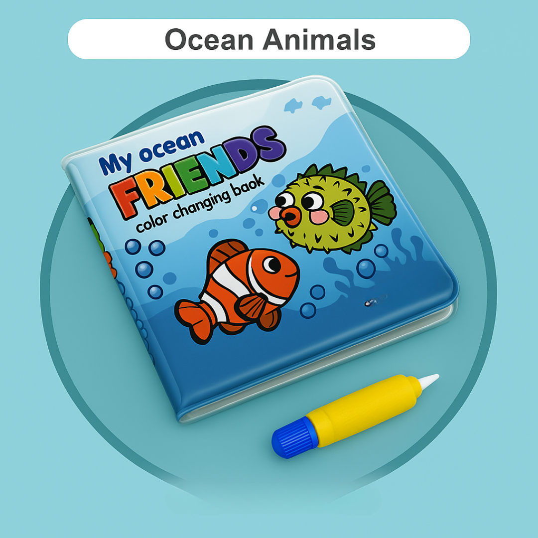 Montessori Water Coloring Book