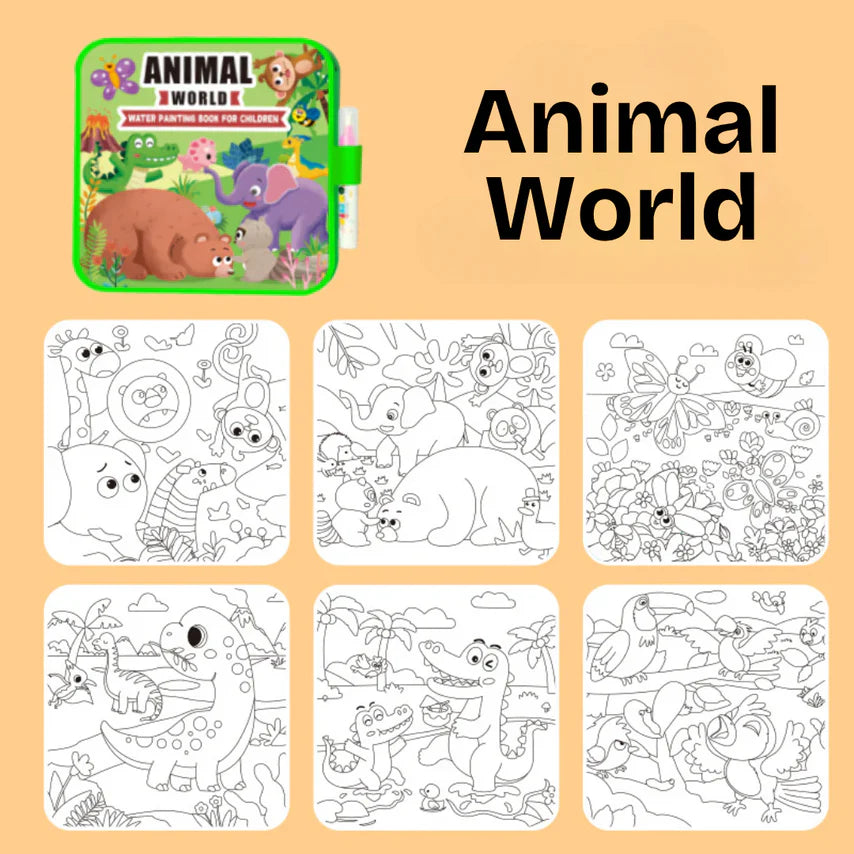 Montessori Water Coloring Book V2