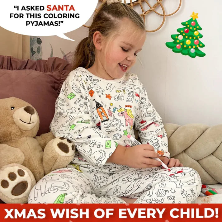 Children's Two-Piece Color Me Pajamas