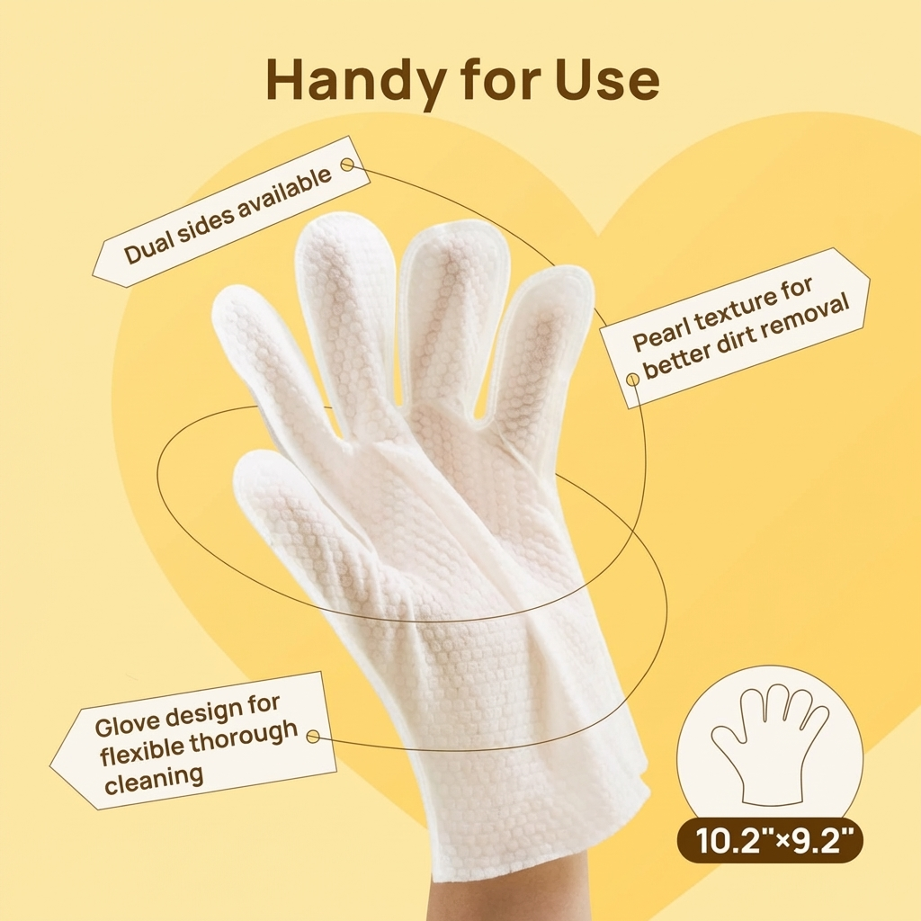 PawFresh 5-in-1 Grooming Glove