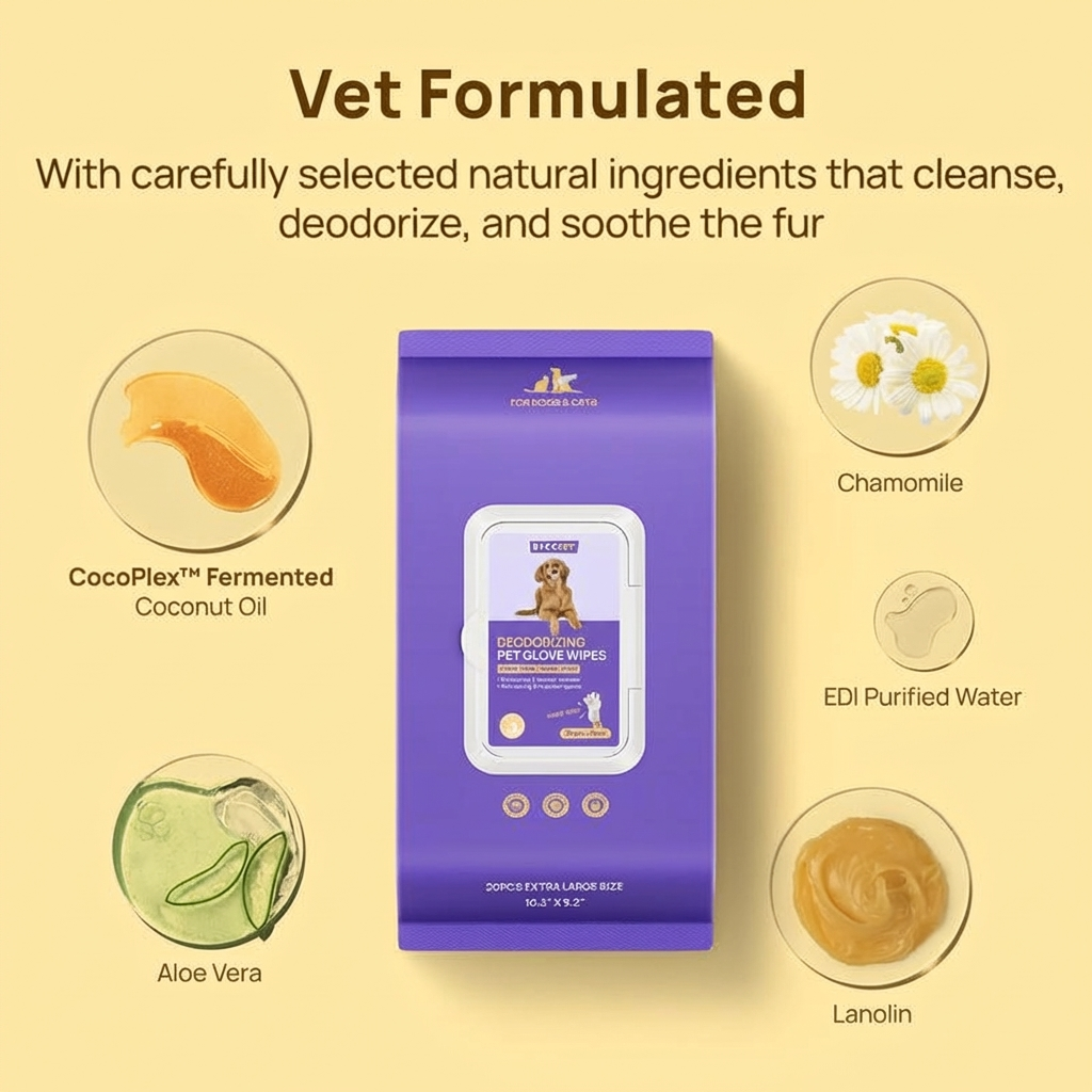 PawFresh 5-in-1 Grooming Glove